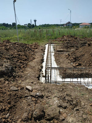 Installation of Foundation Beams for a 106 sqm Metal House Construction thumbnail