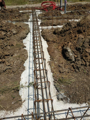 Installation of Foundation Beams for a 106 sqm Metal House Construction thumbnail