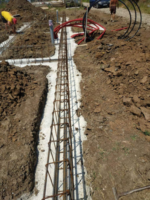 Installation of Foundation Beams for a 106 sqm Metal House Construction thumbnail