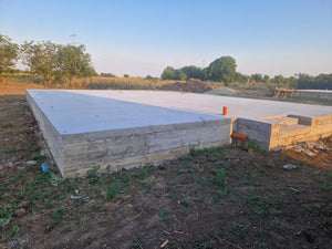 Ongoing Installation of Metal Frame for Two Single-Story Houses, 122 sqm Eac thumbnail