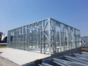 Ongoing Installation of Metal Frame for Two Single-Story Houses, 122 sqm Eac thumbnail