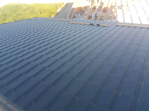 Installation of Metal Tile Roofing on a House Built in Berceni thumbnail