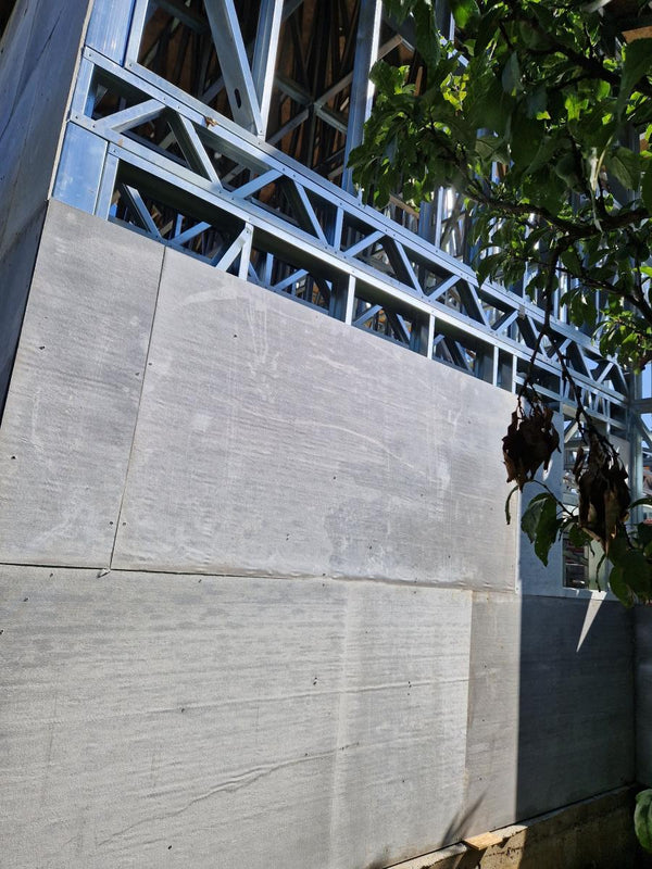 Montaj placi fibrociment 10 mm pe fatada casei