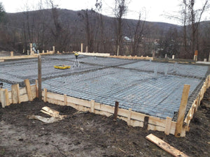 Installation of Mesh for Pouring the Slab of an Agrotourism Guesthouse Project thumbnail