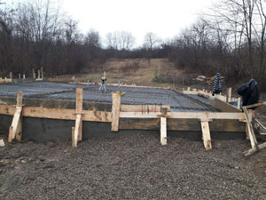 Installation of Mesh for Pouring the Slab of an Agrotourism Guesthouse Project thumbnail