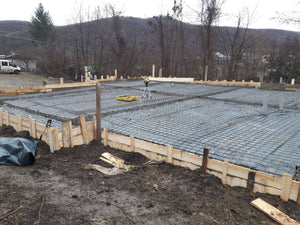 Installation of Mesh for Pouring the Slab of an Agrotourism Guesthouse Project thumbnail