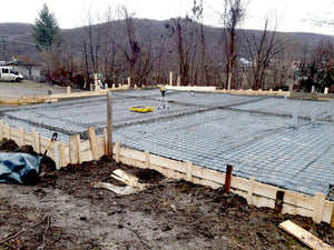 Installation of Mesh for Pouring the Slab of an Agrotourism Guesthouse Project thumbnail