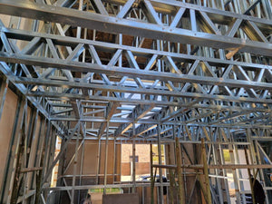 Installation of a Metal Staircase with 2 Ramps, a Landing, and a Slab Between Levels thumbnail