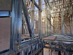 Installation of a Metal Staircase with 2 Ramps, a Landing, and a Slab Between Levels thumbnail