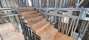 Installation of a Metal Staircase with 2 Ramps, a Landing, and a Slab Between Levels thumbnail