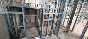 Installation of a Metal Staircase with 2 Ramps, a Landing, and a Slab Between Levels thumbnail