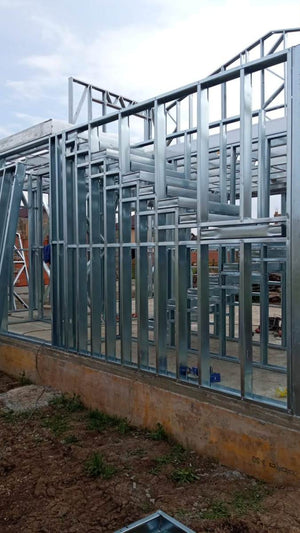 Installation of Metal Framework for House – Ground Floor Walls, Interior Staircase and Floor thumbnail
