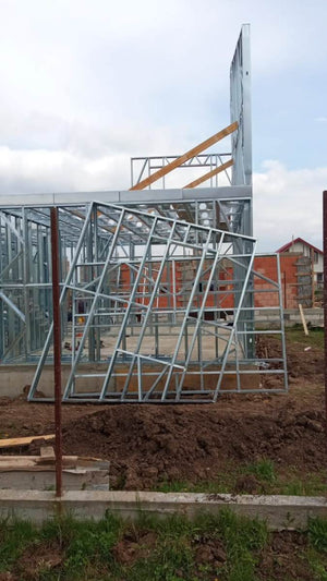 Installation of Metal Framework for House – Ground Floor Walls, Interior Staircase and Floor thumbnail