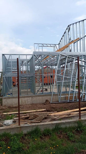 Installation of Metal Framework for House – Ground Floor Walls, Interior Staircase and Floor thumbnail