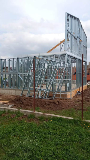 Installation of Metal Framework for House – Ground Floor Walls, Interior Staircase and Floor thumbnail