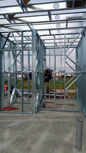 Installation of Metal Framework for House – Ground Floor Walls, Interior Staircase and Floor thumbnail