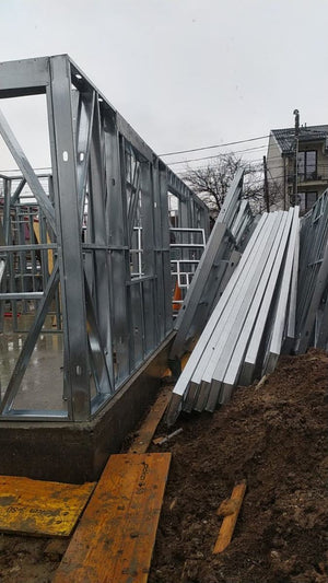 Installation of Metal Frame for a Two-Story House in Bucharest thumbnail