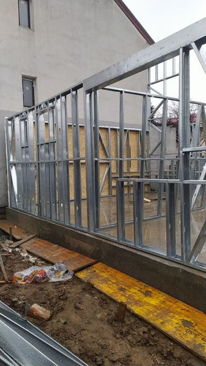 Installation of Metal Frame for a Two-Story House in Bucharest thumbnail