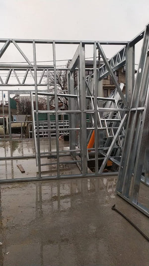 Installation of Metal Frame for a Two-Story House in Bucharest thumbnail