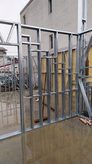 Installation of Metal Frame for a Two-Story House in Bucharest thumbnail