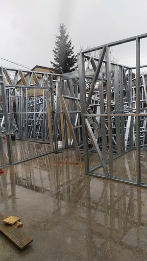 Installation of Metal Frame for a Two-Story House in Bucharest thumbnail