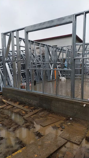 Installation of Metal Frame for a Two-Story House in Bucharest thumbnail