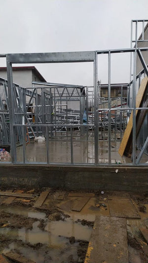 Installation of Metal Frame for a Two-Story House in Bucharest thumbnail