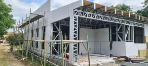 Installation of Fiber Cement Wall Cladding and Roof Construction for a House in Snagov thumbnail