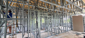 Installation of Fiber Cement Wall Cladding and Roof Construction for a House in Snagov thumbnail