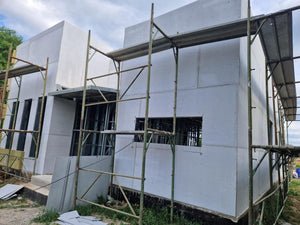 Installation of Fiber Cement Wall Cladding and Roof Construction for a House in Snagov thumbnail