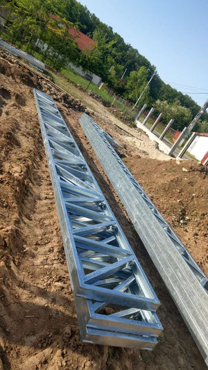 Installation of Metal Structure for a Fireproof House Project in Saftica thumbnail