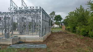 Installation of Metal Structure for a Fireproof House Project in Saftica thumbnail