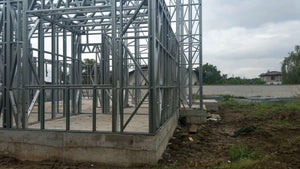 Installation of Metal Structure for a Fireproof House Project in Saftica thumbnail