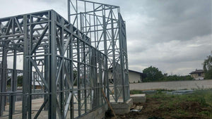 Installation of Metal Structure for a Fireproof House Project in Saftica thumbnail