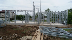 Installation of Metal Structure for a Fireproof House Project in Saftica thumbnail