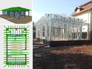 Installation of Metal Structure for a Single-Story House Roof in Ilfov thumbnail