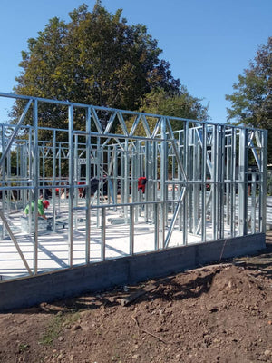 Installation of Metal Structure for an 84 sqm Single-Story House in Sinesti thumbnail