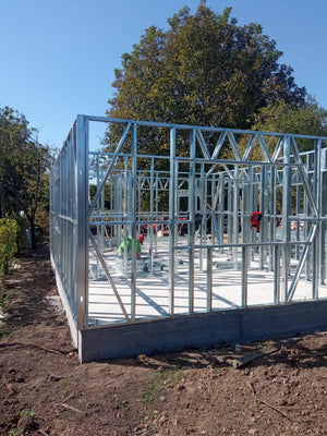 Installation of Metal Structure for an 84 sqm Single-Story House in Sinesti thumbnail