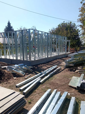Installation of Metal Structure for an 84 sqm Single-Story House in Sinesti thumbnail