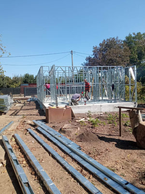 Installation of Metal Structure for an 84 sqm Single-Story House in Sinesti thumbnail