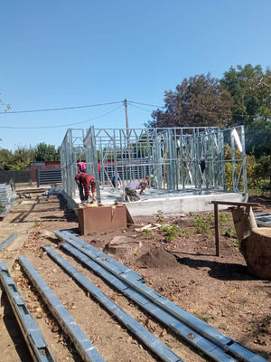 Installation of Metal Structure for an 84 sqm Single-Story House in Sinesti thumbnail