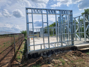 Installation of Metal Frame for Single-Story House Model 130-093 in Snagov thumbnail