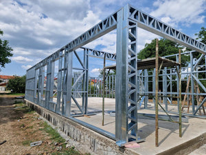 Installation of Metal Frame for Single-Story House Model 130-093 in Snagov thumbnail