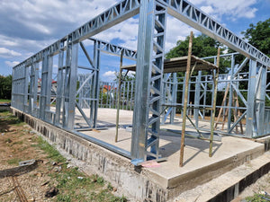 Installation of Metal Frame for Single-Story House Model 130-093 in Snagov thumbnail