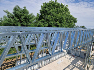 Installation of Metal Frame for Single-Story House Model 130-093 in Snagov thumbnail