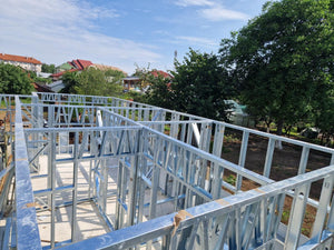 Installation of Metal Frame for Single-Story House Model 130-093 in Snagov thumbnail
