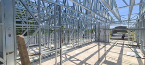 Installation of Metal Frame for Single-Story House Model 130-093 in Snagov thumbnail