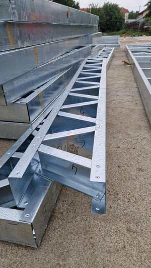 Installation of Metal Frame for Single-Story House Model 130-093 in Snagov thumbnail