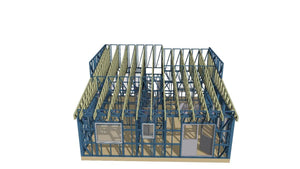 Installation of Metal Frame for Single-Story House Model 130-093 in Snagov thumbnail