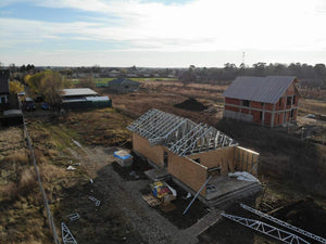 Installation of Metal Structure and Cladding of Exterior Walls with 15mm OSB thumbnail